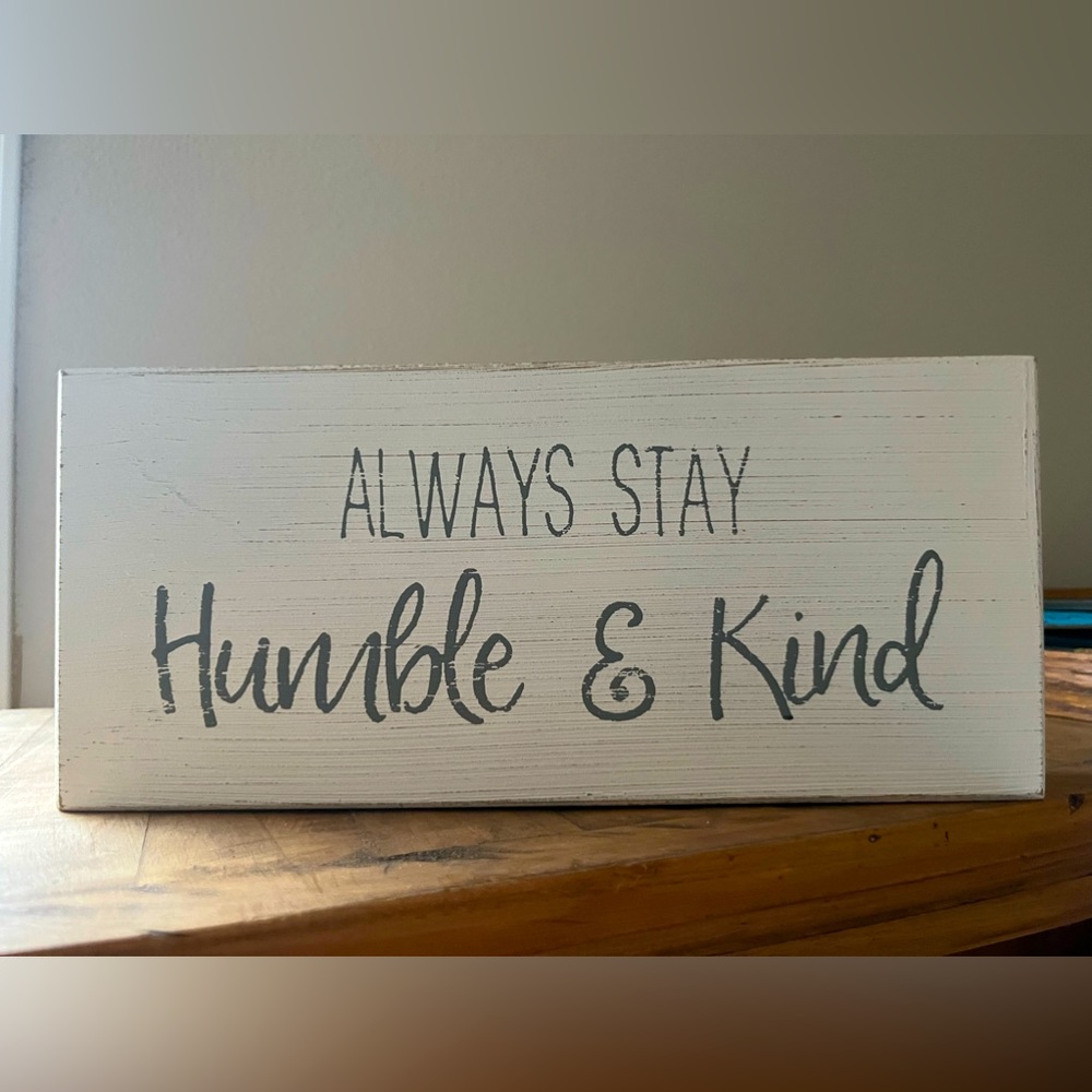 Wood sign